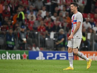 Blieb gegen seine alten Kollegen ohne Tor: Robert Lewandowski. Blieb gegen seine alten Kollegen ohne Tor: Robert Lewandowski.