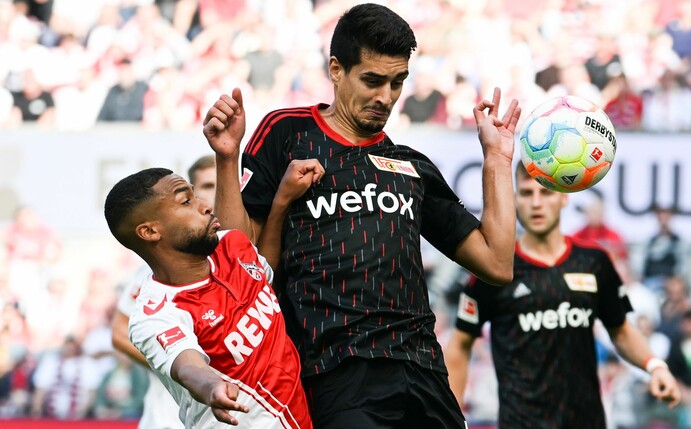 Freut sich auf das Spiel bei Sporting Braga: Diogo Leite von Union Berlin am Ball.
