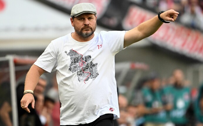 Sieht keine Lösung den Fan-Ausschreitungen beizukommen: Kölns Trainer Steffen Baumgart.