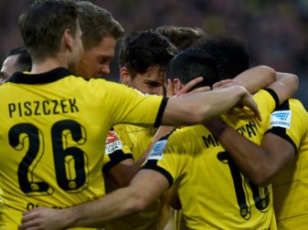 Der BVB feierte einen Heimsieg gegen Werder Bremen (Quelle: SID-IMAGES) Der BVB feierte einen Heimsieg gegen Werder Bremen (Quelle: SID-IMAGES)