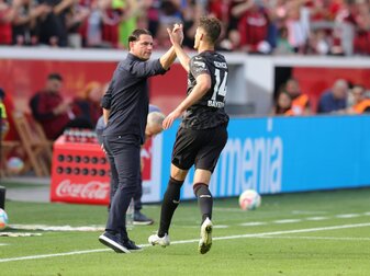 Seoane lobt Schick: "Läuft viel, kämpft viel" Seoane lobt Schick: "Läuft viel, kämpft viel"