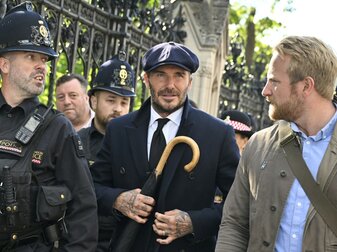 Auch Beckham nimmt Abschied von der Queen Auch Beckham nimmt Abschied von der Queen