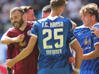 Pröger schießt Hansa zum Sieg gegen Magdeburg Pröger schießt Hansa zum Sieg gegen Magdeburg