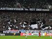 Gladbach-Fans zeigen ein Banner mit der Aufschrift «Ein Hurensohnverein stellt nur Hurensöhne ein!».