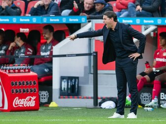 Trainer Gerardo Seoane und seine Leverkusener stehen nach sieben Bundesligaspielen bei nur fünf Punkten. Trainer Gerardo Seoane und seine Leverkusener stehen nach sieben Bundesligaspielen bei nur fünf Punkten.
