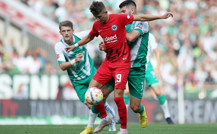 Lindstrøm kam im Sommer 2021 zu den „Adlern“. Foto: Cathrin Müller/Getty Images