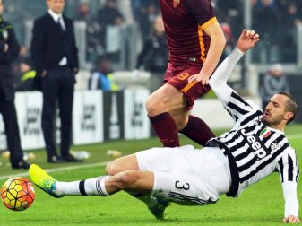 Giorgio Chiellini hat sich eine Zerrung im rechten Oberschenkel zugezogen. Foto: Andrea Di Marco Giorgio Chiellini hat sich eine Zerrung im rechten Oberschenkel zugezogen. Foto: Andrea Di Marco
