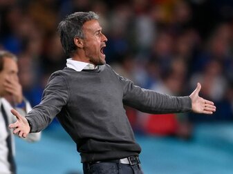 Luis Enrique ist der Trainer der spanischen Nationalmannschaft. Luis Enrique ist der Trainer der spanischen Nationalmannschaft.