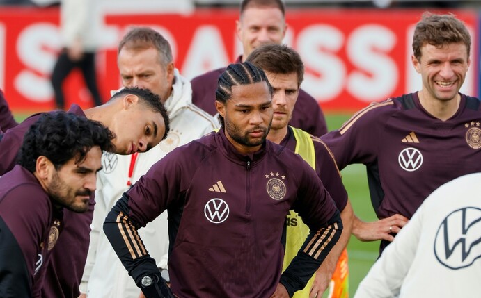 DFB-Abschlusstraining mit allen 21 Spielern
