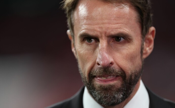 Hätte Jamal Musiala lieber im Trikot der Three Lions gesehen: Englands Trainer Gareth Southgate.