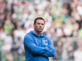 Berlins Trainer Pal Dardai musste die Niederlage in Mönchengladbach erst einmal verdauen. Foto: Bernd Thissen Berlins Trainer Pal Dardai musste die Niederlage in Mönchengladbach erst einmal verdauen. Foto: Bernd Thissen