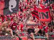 Die Fans des 1. FC Nürnberg wurden irrtümlich direkt vor die Kabine gebracht.