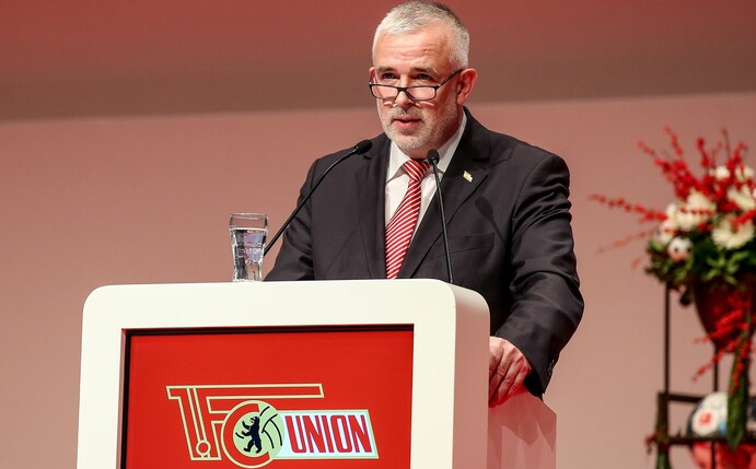 Union-Präsident Dirk Zingler sieht RB Leipzig nicht als ostdeutschen Club.