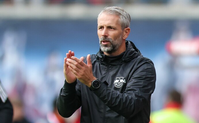 Beklagt die zunehmende Belastung der Fußballprofis: Leipzig-Trainer Marco Rose.