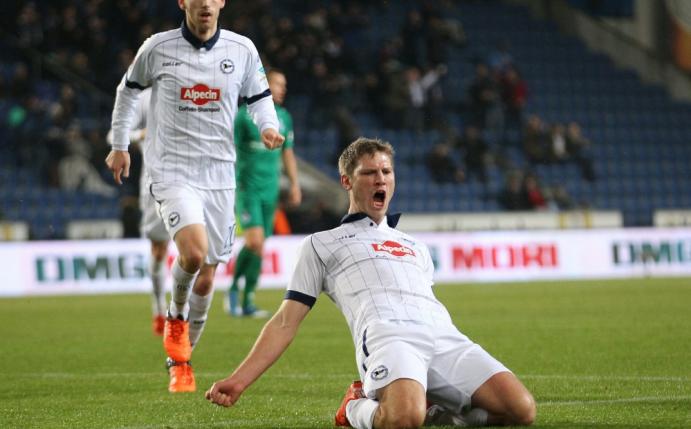 Bielefeld gewinnt in Sandhausen mit 4:1 (Quelle: SID-IMAGES/FIRO)