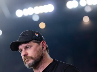 Der Cheftrainer des Fußball-Bundesligisten 1. FC Köln: Steffen Baumgart. Der Cheftrainer des Fußball-Bundesligisten 1. FC Köln: Steffen Baumgart.