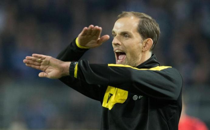 Dortmund Trainer Thomas Tuchel gibt sich vor dem Derby angriffslustig. Foto: Bernd Thissen