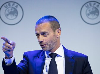 Aleksander Ceferin ist der Präsident der UEFA. Aleksander Ceferin ist der Präsident der UEFA.