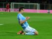 Miroslav Klose traf beim Sieg über US Palermo doppelt. Foto: Mike Palazzotto