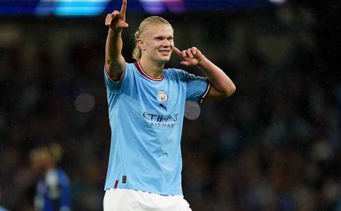 Hat offenbar eine Ausstiegsklausel bei Manchester City: Erling Haaland.