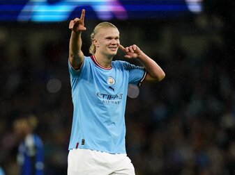 Hat offenbar eine Ausstiegsklausel bei Manchester City: Erling Haaland. Hat offenbar eine Ausstiegsklausel bei Manchester City: Erling Haaland.