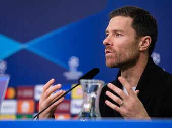 Gibt sein Trainerdebüt in der Königsklasse: Leverkusens neuer Coach Xabi Alonso. Gibt sein Trainerdebüt in der Königsklasse: Leverkusens neuer Coach Xabi Alonso.
