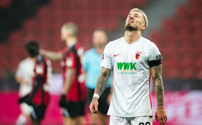 Wird in diesem Jahr nicht mehr zum Einsatz kommen: Augsburgs Niklas Dorsch.