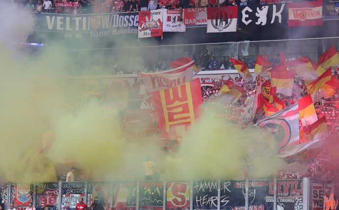 Verfehlungen der Fans: UEFA bittet Union zur Kasse