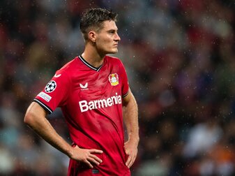 Leverkusens Patrik Schick. Leverkusens Patrik Schick.