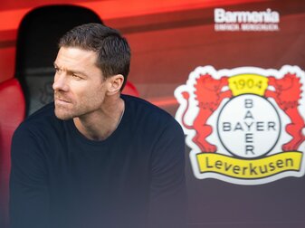 Feiert sein Königsklassen-Debüt als Trainer: Bayer-Coach Xabi Alonso. Feiert sein Königsklassen-Debüt als Trainer: Bayer-Coach Xabi Alonso.