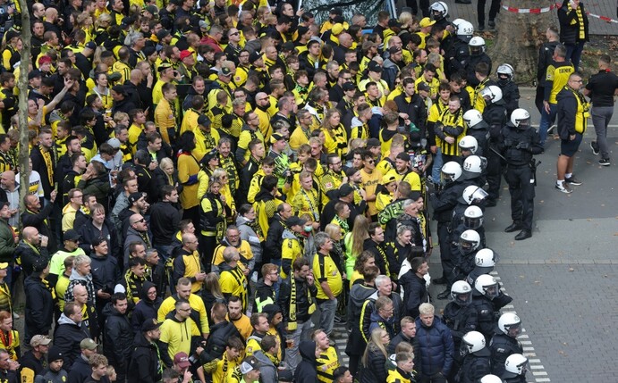 Kopenhagen: Polizei beantragt Ausschluss von BVB-Fans