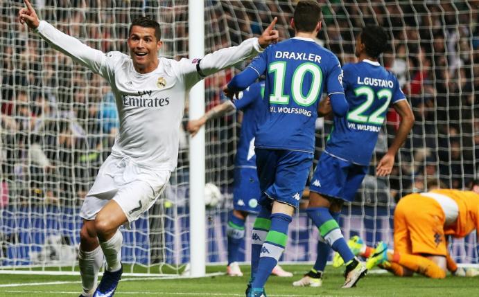 Wolfsburg scheidet nach Ronaldo-Gala aus (Quelle: PIXATHLON/SID-IMAGES)