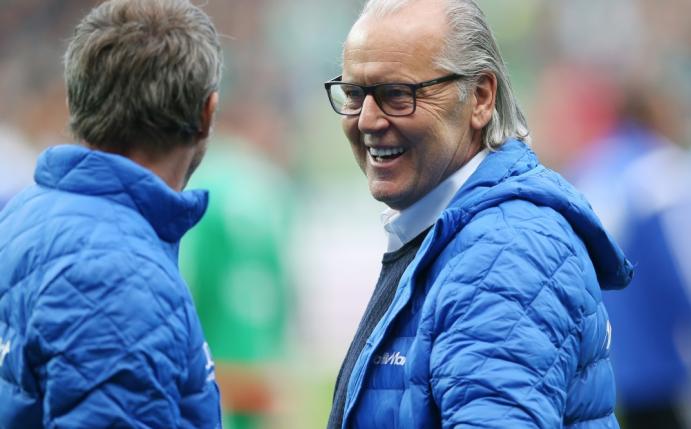 Peter Jackwerth will Trainer Hasenhüttl nicht abgeben (Quelle: FIRO/SID-IMAGES)