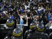 Die Fans von Olympique Marseille gehen auf die Barrikaden. Foto: Sebastien Nogier