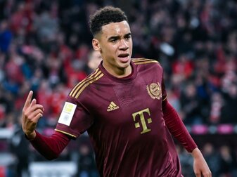 Spielt eine ganz starke Saison: Jamal Musiala vom FC Bayern München. Spielt eine ganz starke Saison: Jamal Musiala vom FC Bayern München.