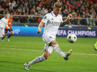 Real Madrids Toni Kroos war mit dem Ballon-d'Or-Wahlergebnis gar nicht zufrieden. Real Madrids Toni Kroos war mit dem Ballon-d'Or-Wahlergebnis gar nicht zufrieden.