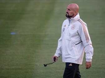 Der Trainer der deutschen U21-Auswahl: Antonio Di Salvo. Der Trainer der deutschen U21-Auswahl: Antonio Di Salvo.