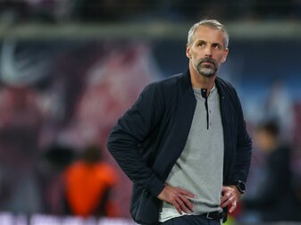 Freut sich auf Max Eberl: Leipzig-Coach Marco Rose. Freut sich auf Max Eberl: Leipzig-Coach Marco Rose.