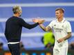 Treffen in der Könisgklasse aufeinander: Leipzig-Coach Marco Rose (l) und Real-Star Toni Kroos.