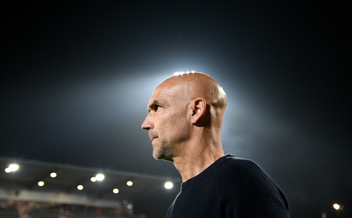 Hatte in Elversberg Diskussionsbedarf mit einem Journalisten: Bochum-Coach Thomas Letsch.