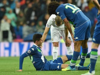 Julian Draxler hatte sich in der Partie gegen Real Madrid verletzt. Foto: Carmen Jaspersen Julian Draxler hatte sich in der Partie gegen Real Madrid verletzt. Foto: Carmen Jaspersen