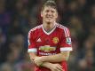 ManUniteds Bastian Schweinsteiger fällt für den Rest der Saison aus. Foto: Peter Powell