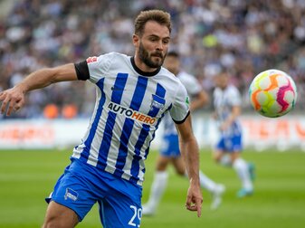 Fühlt sich bei der Hertha wohl: Lucas Tousart. Fühlt sich bei der Hertha wohl: Lucas Tousart.