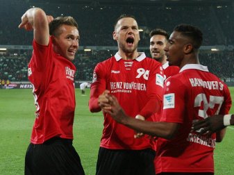 Hannover schlägt Borussia Mönchengladbach (Quelle: FIRO/SID-IMAGES) Hannover schlägt Borussia Mönchengladbach (Quelle: FIRO/SID-IMAGES)
