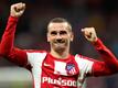 Antoine Griezmann von Atletico Madrid reagiert nach Spiel.