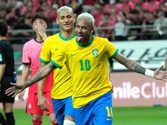 Möchte Bolsonaro sein erstes Tor bei der WM in Katar widmen: Neymar. Möchte Bolsonaro sein erstes Tor bei der WM in Katar widmen: Neymar.