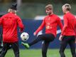 Timo Werner (M) ist gegen Real Madrid wieder einsatzbereit.