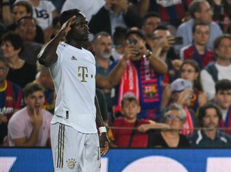 Münchens Sadio Mane feiert seinen Treffer zum 1:0. Münchens Sadio Mane feiert seinen Treffer zum 1:0.