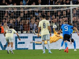 Elfmeterkiller: Diogo Costa (M) vom FC Porto. Elfmeterkiller: Diogo Costa (M) vom FC Porto.