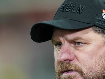 Geht fest von der Einführung der Super League ein: Köln-Coach Steffen Baumgart. Geht fest von der Einführung der Super League ein: Köln-Coach Steffen Baumgart.